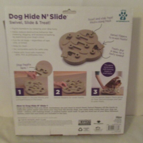 Hide N' Slide Interactive Treat Dog Puzzle - Picture 4 of 4